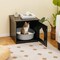 Multi-Function Cat House Nightstand Table with Hidden Litter Box